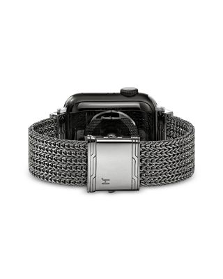 Men's Sterling Silver Icon Smart Watch Strap