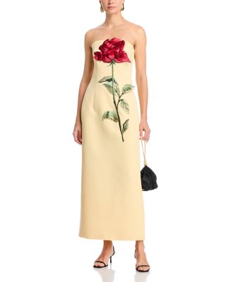 Rayna Applique Rose Maxi Dress - Exclusive