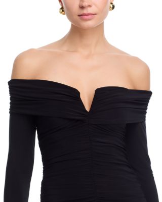 Off-the-Shoulder Mini Dress - Exclusive