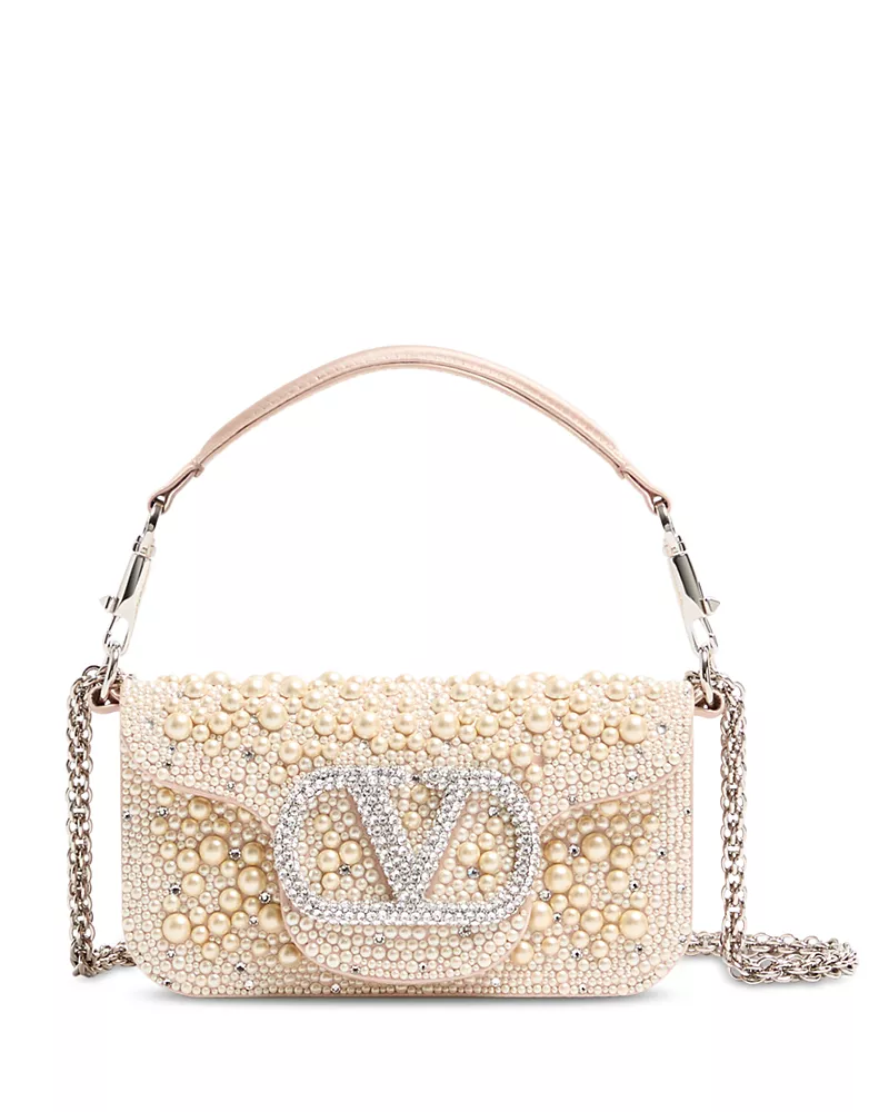 Valentino Garavani Small Imitation Pearl Shoulder Bag