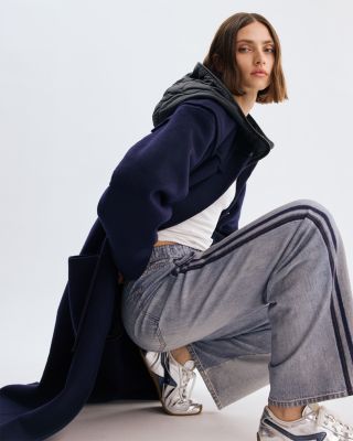 Miramar Terry Wide Leg Track Pants