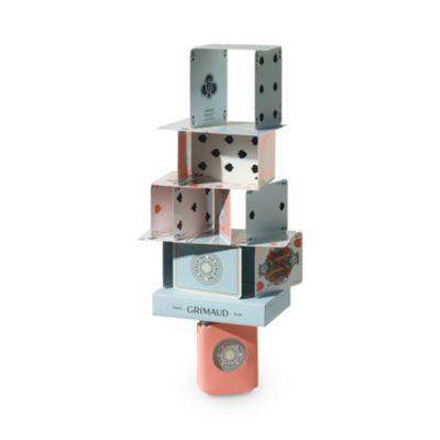 Dolphin Blue & Coral Red Playing Cards, Set of 2