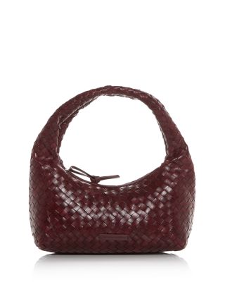 Mercer Woven Leather Shoulder Bag