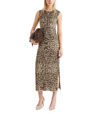 Sleeveless Jacquard Dress