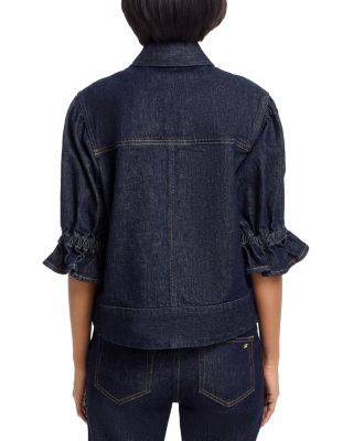 Holly Denim Jacket & Stevie Straight Jeans in Indigo Noir