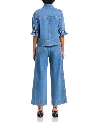 Betsy Wide Leg Jeans in Blue Mirage