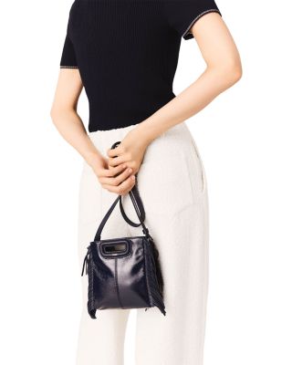 Miss M Mini Fringed Leather Crossbody Bag