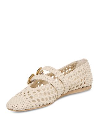 Women's Baylee Woven Leather Flats