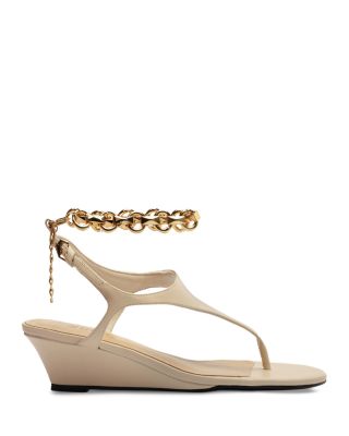 Women's Lys Leather Wedge Thong Sandals