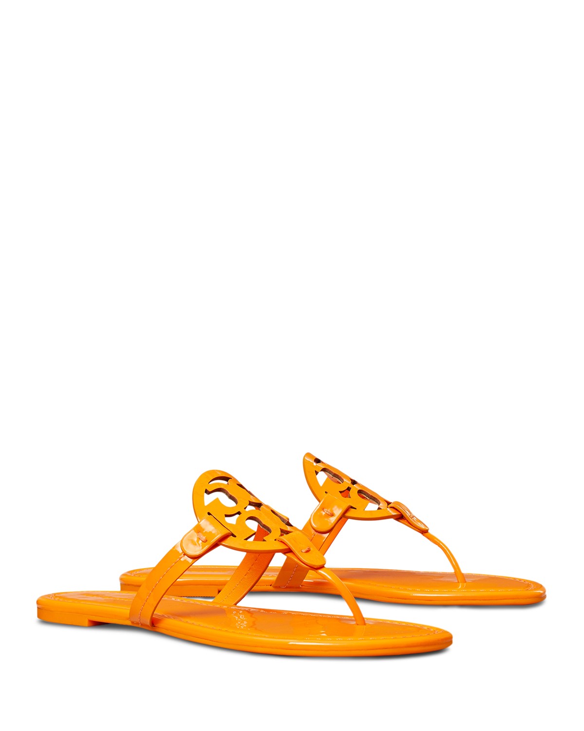 Tory Burch Women's Miller Sandals in Orange Cit