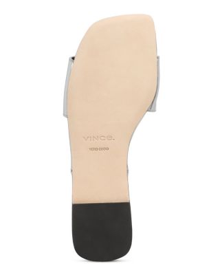 Women's Valeria Leather Slide Sandals 