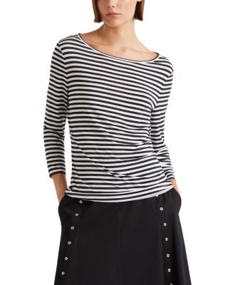Slim Boat Neck Top