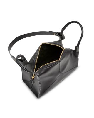 Victoria Pli&eacute; Medium Leather Top Handle Bag