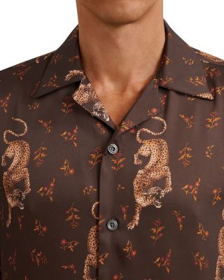Empire Short Sleeve Printed Cuban Shirt