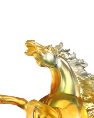 King Limited Edition Crystal Glass Sculpture