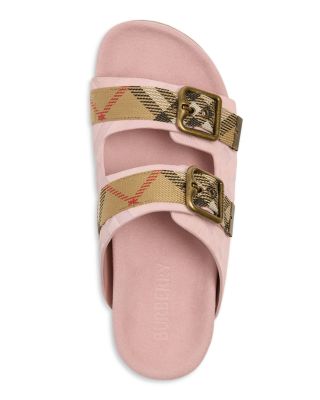 Women's Urchin Check Slide Sandals