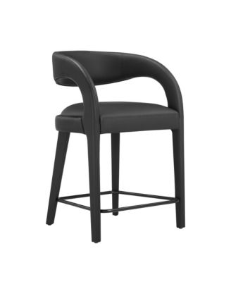 Pinnacle Faux Leather Counter Stool, Set of 2