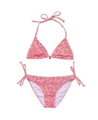 Girls' Ditsy Bloom Triangle Bikini - Big Kid