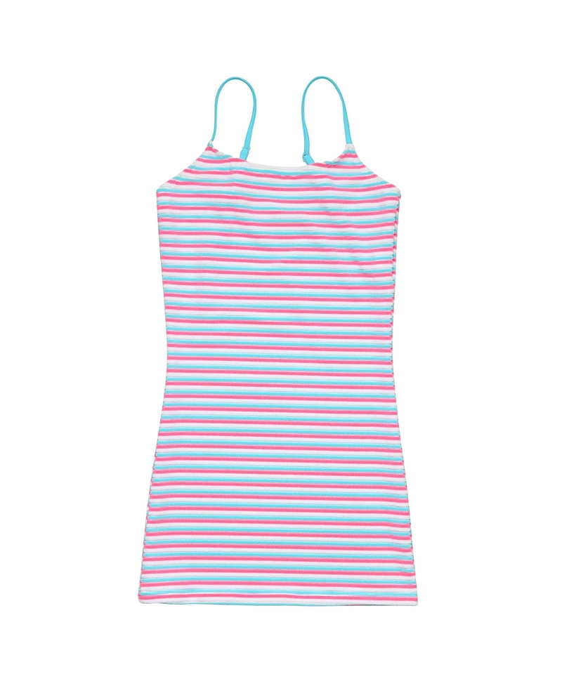 Snapper Rock Girls' Sorbet Stripe Teen Cami Dress - Little Kid, Big Kid