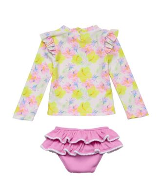 Girls' Aloha Vacay Recycled Ruffle Set - Little Kid