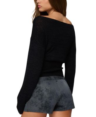 Tezi Boat Neck Light Knit Top