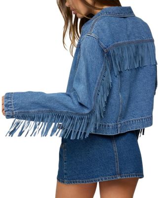 Maurice Fringed Denim Jacket