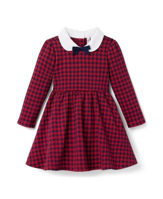 Girls' Gingham Jacquard Dress - Baby, Little Kid, Big Kid