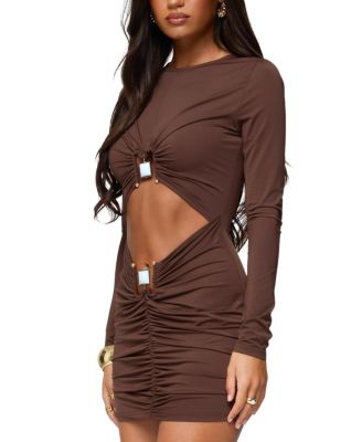 Nia Cutout Pendant Mini Dress