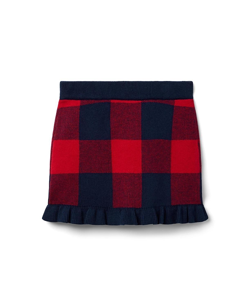 Janie and Jack Girls' Plaid Sweater Skirt - Baby, Little Kid, Big Kid