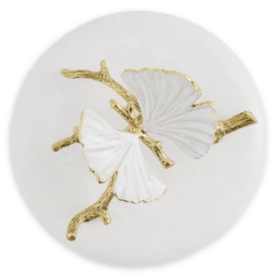 Butterfly Ginkgo Porcelain Canister, Medium