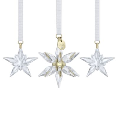 2025 Annual Edition 3D Crystal Ornament, Set of 3