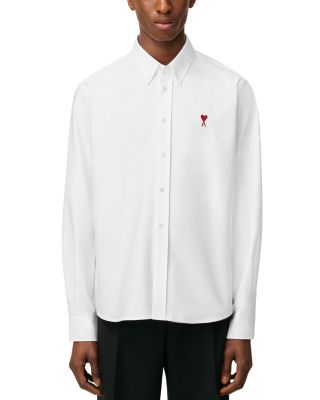 Classic Long Sleeve Shirt Button Down Collar With Embroidered ADC