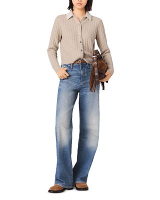 Removable Collar Cardigan