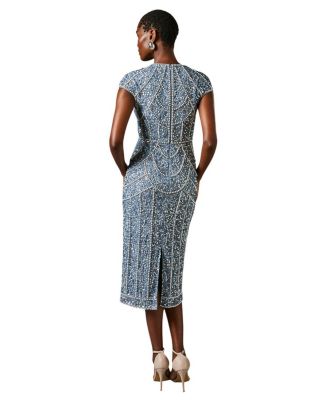 Embellished Pencil Dress