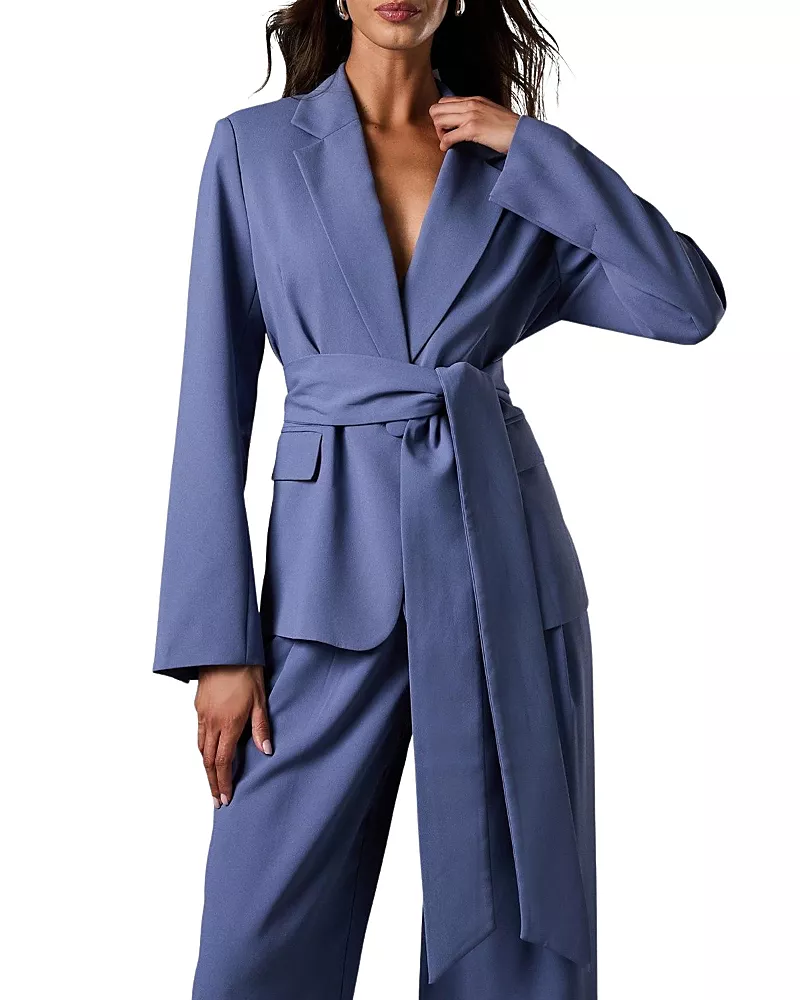 Coast Wrap Tie Front Blazer