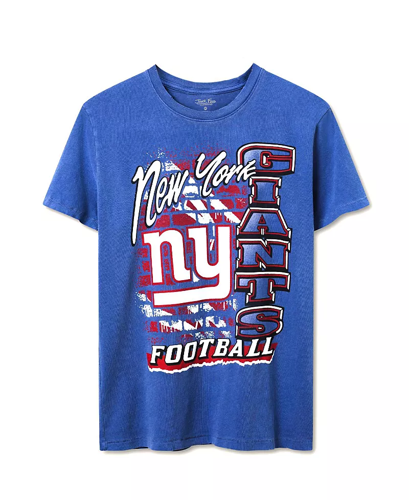 Junk Food Clothing Women's Nfl New York Giants Brick Vintage Tee