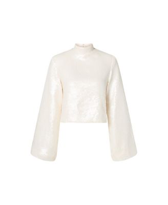 Line Longsleeve Sequin Top