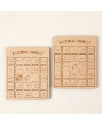 Football Bingo, Set of 2 by Woodtech - Suitable for All Ages