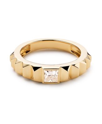 Solid Yellow Gold Lab Grown Diamond Astrid Ring