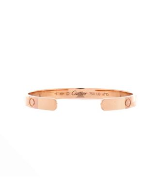  Love Cuff Bracelet 18K Rose Gold