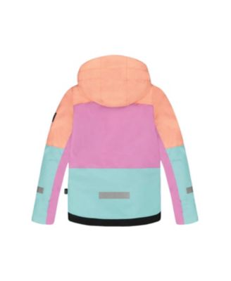 Girls' Two-Piece Teknik Snowsuit with Colorblocked Jacket - Little Kid, Big Kid