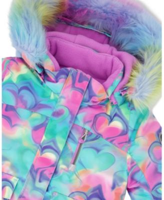 Girls' Two-Piece Play Heart Snowsuit - Big Kid