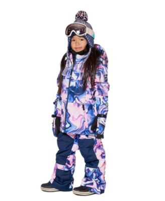 Girls' Two-Piece Marble Teknik Snowsuit - Little Kid, Big Kid