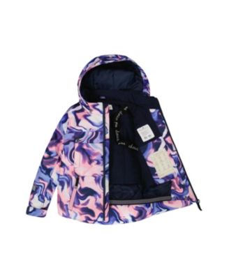 Girls' Two-Piece Marble Teknik Snowsuit - Big Kid