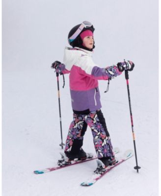 Girls' Two-Piece Retro Flower Teknik Snowsuit - Little Kid, Big Kid