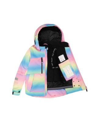  Girls' Two-Piece Gradient Teknik Snowsuit - Little Kid, Big Kid