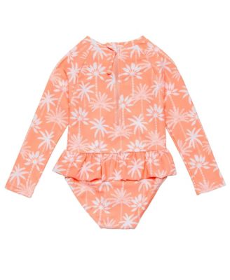 Girls' Cali Palms Recycled Skirt Surf Suit - Baby, Little Kid