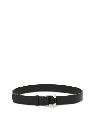 Men's Gancini Leather Belt