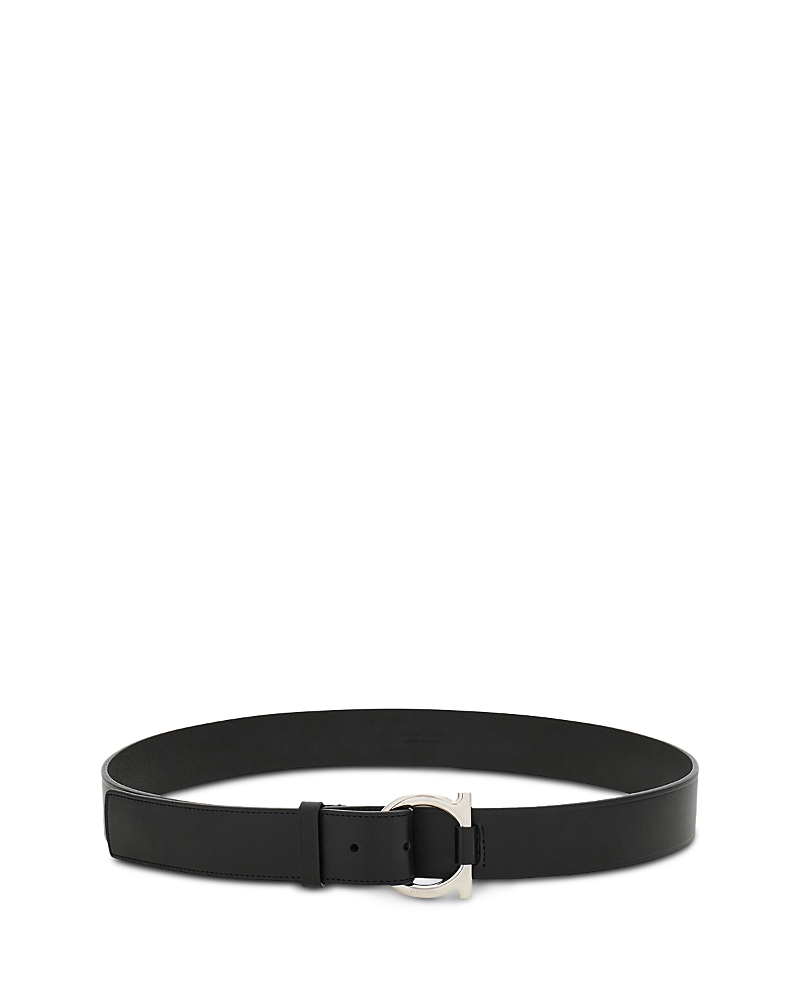 Ferragamo Men's Gancini Leather Belt