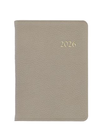  2026 Pebble Leather Weekly Notebook